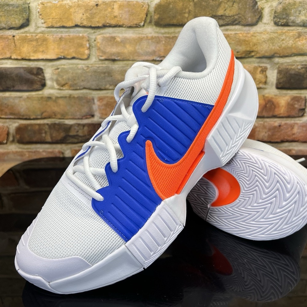 Nike Zoom GP Challenge Pro HC Tennis Shoe Orange Blue NBY FB3145-106 Men Size 11